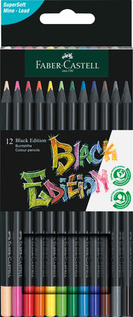 Colour Pencils Black Edition 12x