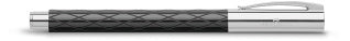 Ambition Rhombus Black Fountain Pen, Medium