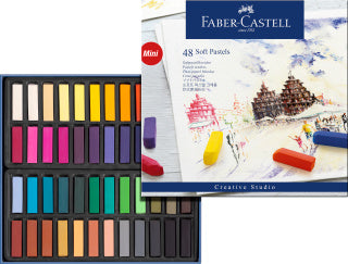 Soft Pastels Mini Cardboard Box of 48