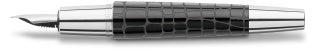 E-Motion Precious Resin Croco Black Fountain Pen - Medium
