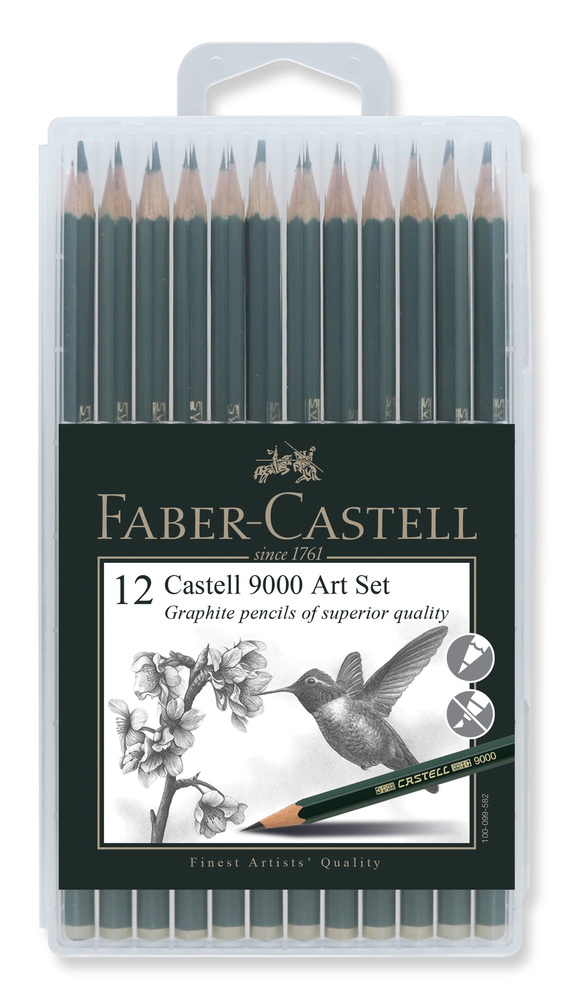 Castell 9000 Set In Slimflexi Case