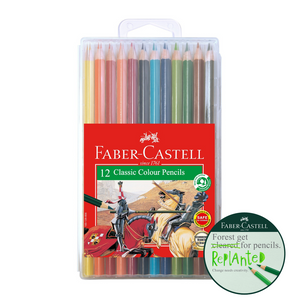 Colour Pencils Classic 12L in Slim-Flexi Case