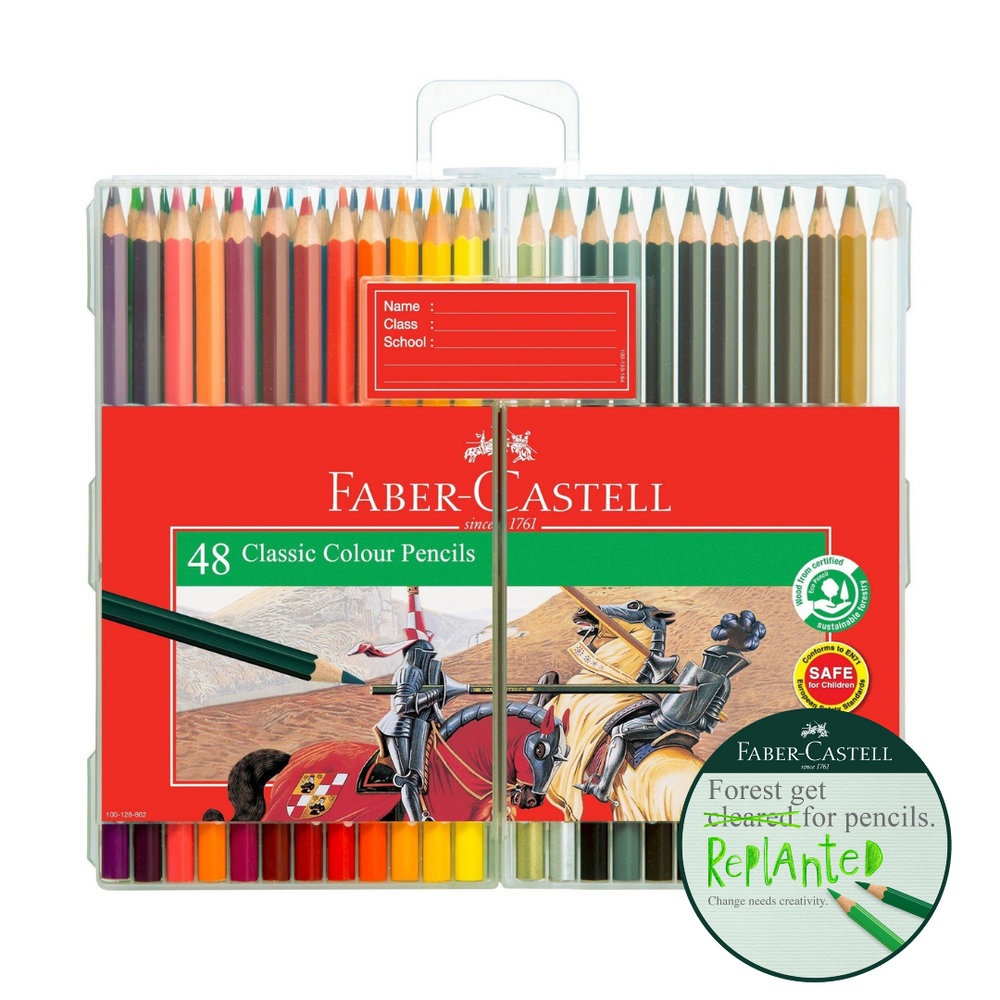 Colour Pencils Classic 48L in SlimFlexi Case FaberCastell Malaysia