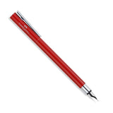 Neo Slim Oriental Red Shiny Fountain Pen, Extra Fine