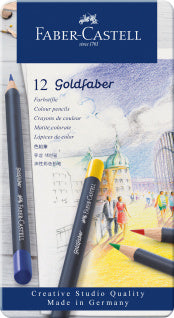 Goldfaber Colour Pencil, Tin of 12