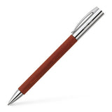Ambition Pearwood Brown Twist Ball Pen, Broad