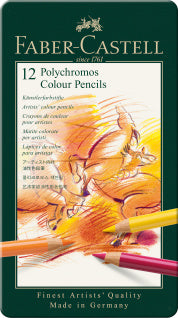 Polychromos Colour Pencil, Tin of 12