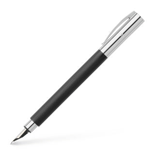 Ambition Precious Black Resin Fountain Pen, Fine