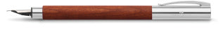 Ambition Pear Wood Reddish Brown Fountain Pen, Medium