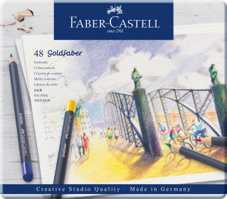 Goldfaber Colour Pencil, Tin of 48