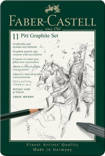 Pitt Graphite Set, Tin of 11