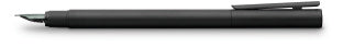 Neo Slim Metal Black Fountain Pen, Medium