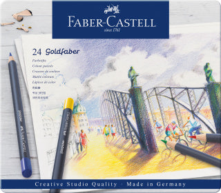 Goldfaber Colour Pencil, Tin of 24